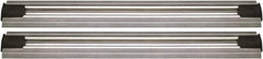 Quantum Storage - 2-1/2" Wide, Open Shelving Accessory/Component - Aluminum, Anodized Aluminum Finish, 96" Long, Use with Wire Shelving Units - Americas Industrial Supply