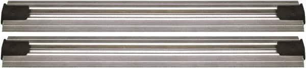 Quantum Storage - 2-1/2" Wide, Open Shelving Accessory/Component - Aluminum, Anodized Aluminum Finish, 156" Long, Use with Wire Shelving Units - Americas Industrial Supply