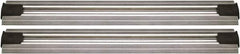 Quantum Storage - 2-1/2" Wide, Open Shelving Accessory/Component - Aluminum, Anodized Aluminum Finish, 156" Long, Use with Wire Shelving Units - Americas Industrial Supply