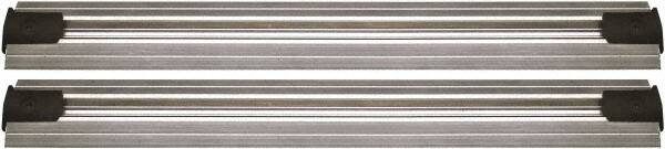 Quantum Storage - 2-1/2" Wide, Open Shelving Accessory/Component - Aluminum, Anodized Aluminum Finish, 132" Long, Use with Wire Shelving Units - Americas Industrial Supply