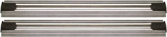Quantum Storage - 2-1/2" Wide, Open Shelving Accessory/Component - Aluminum, Anodized Aluminum Finish, 132" Long, Use with Wire Shelving Units - Americas Industrial Supply
