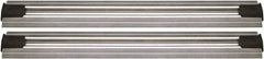 Quantum Storage - 2-1/2" Wide, Open Shelving Accessory/Component - Aluminum, Anodized Aluminum Finish, 120" Long, Use with Wire Shelving Units - Americas Industrial Supply