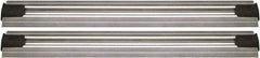 Quantum Storage - 2-1/2" Wide, Open Shelving Accessory/Component - Aluminum, Anodized Aluminum Finish, 228" Long, Use with Wire Shelving Units - Americas Industrial Supply