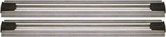 Quantum Storage - 2-1/2" Wide, Open Shelving Accessory/Component - Aluminum, Anodized Aluminum Finish, 216" Long, Use with Wire Shelving Units - Americas Industrial Supply