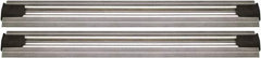 Quantum Storage - 2-1/2" Wide, Open Shelving Accessory/Component - Aluminum, Anodized Aluminum Finish, 240" Long, Use with Wire Shelving Units - Americas Industrial Supply