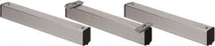 Quantum Storage - 2" Wide, Open Shelving Accessory/Component - Aluminum, Anodized Aluminum Finish, 21" Long, Use with Wire Shelving Units - Americas Industrial Supply
