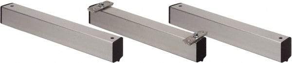 Quantum Storage - 2" Wide, Open Shelving Accessory/Component - Aluminum, Anodized Aluminum Finish, 30" Long, Use with Wire Shelving Units - Americas Industrial Supply