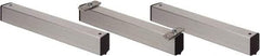 Quantum Storage - 2" Wide, Open Shelving Accessory/Component - Aluminum, Anodized Aluminum Finish, 30" Long, Use with Wire Shelving Units - Americas Industrial Supply