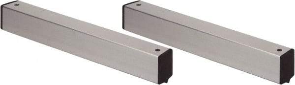 Quantum Storage - 2" Wide, Open Shelving Accessory/Component - Aluminum, Anodized Aluminum Finish, 18" Long, Use with Wire Shelving Units - Americas Industrial Supply