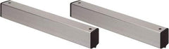 Quantum Storage - 2" Wide, Open Shelving Accessory/Component - Aluminum, Anodized Aluminum Finish, 30" Long, Use with Wire Shelving Units - Americas Industrial Supply