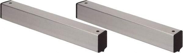 Quantum Storage - 2" Wide, Open Shelving Accessory/Component - Aluminum, Anodized Aluminum Finish, 36" Long, Use with Wire Shelving Units - Americas Industrial Supply