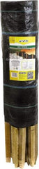 Tenax - 100' Long" x 24" High Silt Fence - Black Woven Polypropylene, For Erosion Control - Americas Industrial Supply