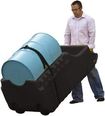 Justrite - Mobile Spill Containment Type: Poly Drum Caddy Number of Drums: 1 - Americas Industrial Supply