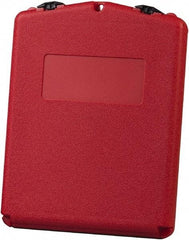 Justrite - 1 Piece Red Document Holders-Certificate/Document - 14-1/2" High x 11" Wide - Americas Industrial Supply