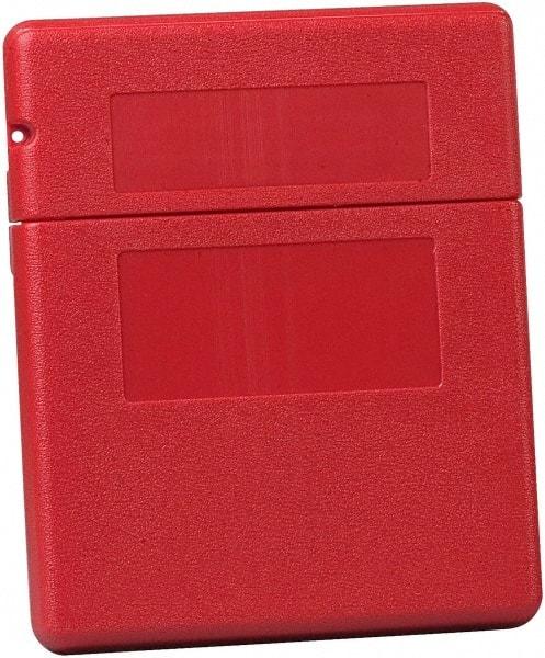 Justrite - 1 Piece Red Document Holders-Certificate/Document - 12-1/2" High x 10-1/4" Wide - Americas Industrial Supply