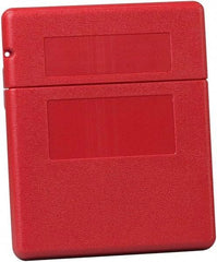 Justrite - 1 Piece Red Document Holders-Certificate/Document - 12-1/2" High x 10-1/4" Wide - Americas Industrial Supply