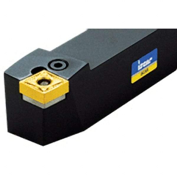 Iscar - PCBN, Right Hand Cut, 25mm Shank Height x 25mm Shank Width, Negative Rake Indexable Turning Toolholder - 150mm OAL, CN.. Insert Compatibility, Series Isoturn - Americas Industrial Supply