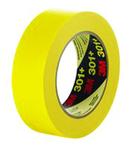 List 301+ 1490mm x 55m Masking Tape - Yellow - Americas Industrial Supply