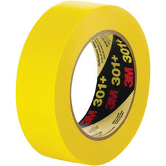 3M Performance Yellow Masking Tape 301+ 36 mm × 55 m 6.3 mil - Americas Industrial Supply