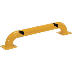 Vestil - 48" Long x 9" High, Steel Rack Guard - Low Profile, 4-1/2" Pipe - Americas Industrial Supply