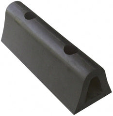 Vestil - Synthetic Rubber Extruded Half-Oval Fender Bumper - Americas Industrial Supply