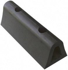 Vestil - 12 Inch Long x 4-1/2 Inch Wide x 4 Inch High Extruded Half-Oval Fender Bumper - 12 Inch Long x 4-1/2 Inch Wide x 4 Inch High Extruded Half-Oval Fender Bumper - Americas Industrial Supply