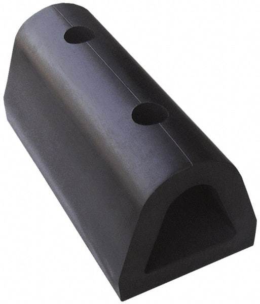 Vestil - 12 Inch Long x 6 Inch Wide x 6 Inch High Extruded Half-Oval Fender Bumper - 12 Inch Long x 6 Inch Wide x 6 Inch High Extruded Half-Oval Fender Bumper - Americas Industrial Supply