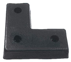 Vestil - 18 Inch Wide x 18 Inch High x 4 Inch Projection Molded Rubber Bumper - 18 Inch Wide x 18 Inch High x 4 Inch Projection Molded Rubber Bumper - Americas Industrial Supply