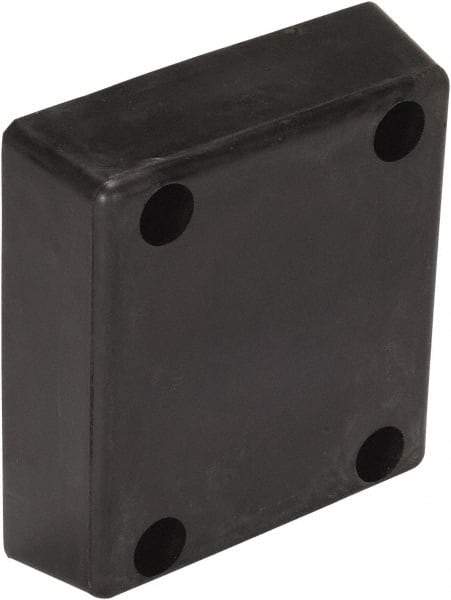 Vestil - 13 Inch Wide x 12 Inch High x 4 Inch Projection Molded Rubber Bumper - 13 Inch Wide x 12 Inch High x 4 Inch Projection Molded Rubber Bumper - Americas Industrial Supply