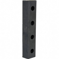 Vestil - 20 Inch Long x 4-1/2 Inch Wide x 3 Inch Projection Molded Rubber Bumper - 20 Inch Long x 4-1/2 Inch Wide x 3 Inch Projection Molded Rubber Bumper - Americas Industrial Supply
