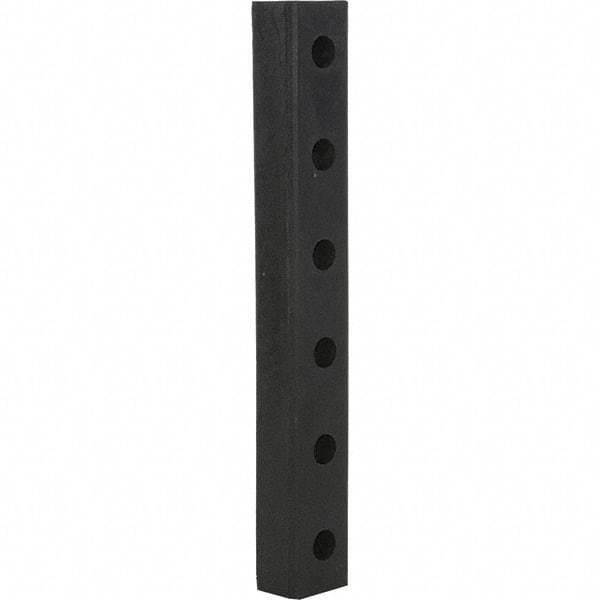 Vestil - 30 Inch Long x 4-1/2 Inch Wide x 3 Inch Projection Molded Rubber Bumper - 30 Inch Long x 4-1/2 Inch Wide x 3 Inch Projection Molded Rubber Bumper - Americas Industrial Supply