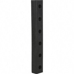 Vestil - 30 Inch Long x 4-1/2 Inch Wide x 3 Inch Projection Molded Rubber Bumper - 30 Inch Long x 4-1/2 Inch Wide x 3 Inch Projection Molded Rubber Bumper - Americas Industrial Supply