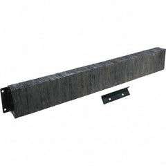 Vestil - 96 Inch Wide x 12 Inch High x 6 Inch Projection Laminated Dock Bumper - 96 Inch Wide x 12 Inch High x 6 Inch Projection Laminated Dock Bumper - Americas Industrial Supply