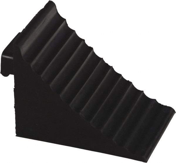 Vestil - 7-1/4" Wide x 7-1/2" High x 11" Deep, Rubber Wheel Chock - Americas Industrial Supply