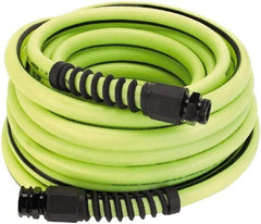 Legacy - 100' Long Water Hose - 5/8" Diam, 3/4" GHT, Hybrid Polymer, 165 psi, All Season, Green - Americas Industrial Supply