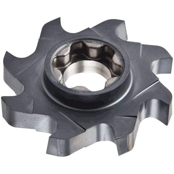 Iscar - SD D Grade IC908 Carbide T-Slot Milling Tip Insert - TiAlN Finish, 40" Cutting Diam - Americas Industrial Supply