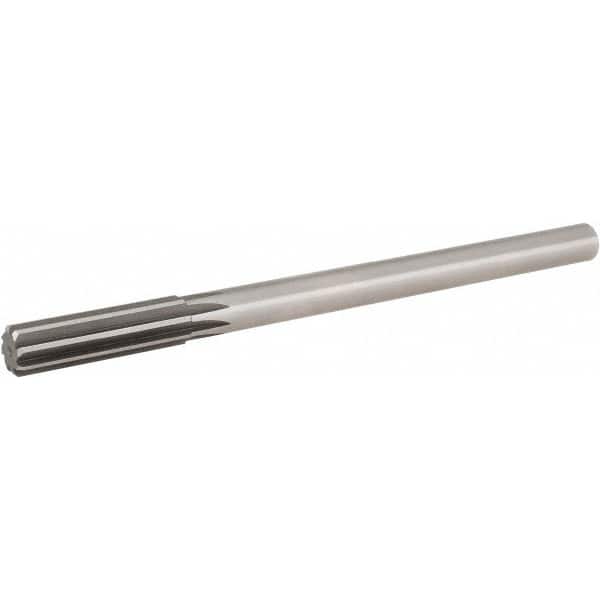 Hertel - 0.717" High Speed Steel 8 Flute Chucking Reamer - Americas Industrial Supply