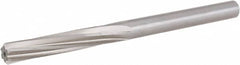 Hertel - 11/32" High Speed Steel 6 Flute Chucking Reamer - Spiral Flute, 11/32" Straight Shank, 1-1/2" Flute Length, 4-3/4" OAL - Americas Industrial Supply