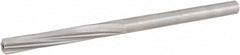 Hertel - 3/16" High Speed Steel 6 Flute Chucking Reamer - Spiral Flute, 0.1885" Straight Shank, 1-1/8" Flute Length, 3-1/2" OAL - Americas Industrial Supply