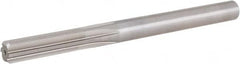 Hertel - 3/8" High Speed Steel 6 Flute Chucking Reamer - Straight Flute, 3/8" Straight Shank, 1-3/4" Flute Length, 5" OAL - Americas Industrial Supply