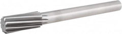 Hertel - 1-5/16" High Speed Steel 10 Flute Chucking Reamer - Spiral Flute, 1" Straight Shank, 3" Flute Length, 11-1/2" OAL - Americas Industrial Supply