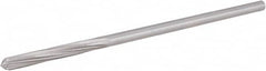 Hertel - 3/16" High Speed Steel 6 Flute Chucking Reamer - Spiral Flute, 0.1805" Straight Shank, 1-1/8" Flute Length, 4-1/2" OAL - Americas Industrial Supply