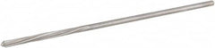Hertel - 5/64" High Speed Steel 4 Flute Chucking Reamer - Spiral Flute, 0.072" Straight Shank, 3/4" Flute Length, 3" OAL - Americas Industrial Supply