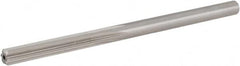 Hertel - #17 High Speed Steel 6 Flute Chucking Reamer - Straight Flute, Straight Shank, 1-1/8" Flute Length, 3-3/8" OAL - Americas Industrial Supply