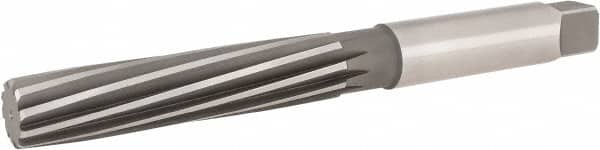 Hertel - 1-3/8" Diam, Straight Shank, 6.31" Flute, Hand Reamer - Americas Industrial Supply