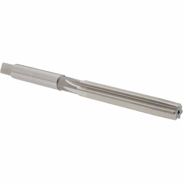 Hertel - 3/8" Diam, Straight Shank, 2-1/2" Flute, Hand Reamer - Americas Industrial Supply