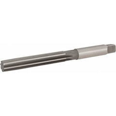 Hertel - 27/32" Diam, Straight Shank, 4-11/16" Flute, Hand Reamer - Americas Industrial Supply