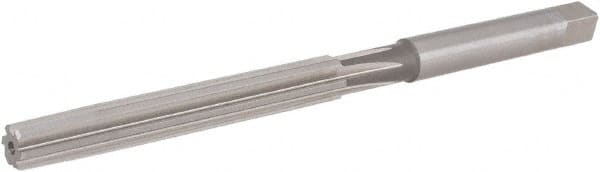 Hertel - 7/16" Diam, Straight Shank, 2-3/4" Flute, Hand Reamer - Americas Industrial Supply