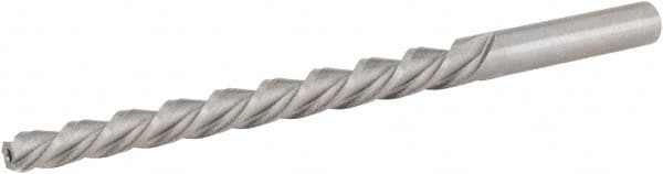 Hertel - #1 Pin, 0.1798" Diam, 0.1447" Small End, 3/16" Diam Straight Shank, 1-11/16" Flute, Taper Pin Reamer - Americas Industrial Supply