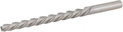 Hertel - #1 Pin, 0.1798" Diam, 0.1447" Small End, 3/16" Diam Straight Shank, 1-11/16" Flute, Taper Pin Reamer - Americas Industrial Supply